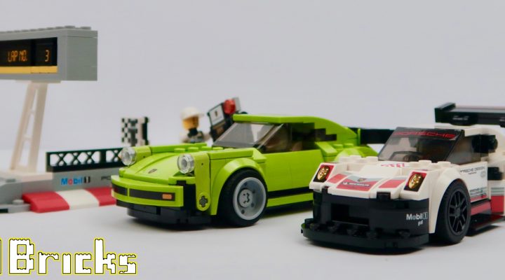 LEGO Speed Champions Porsche 911 RSR and 911 Turbo 3.0 75888 Racing Past the Pit Lane