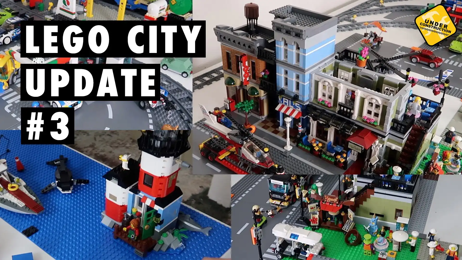 Custom LEGO City Update #3 – This time, it’s a bigger city!