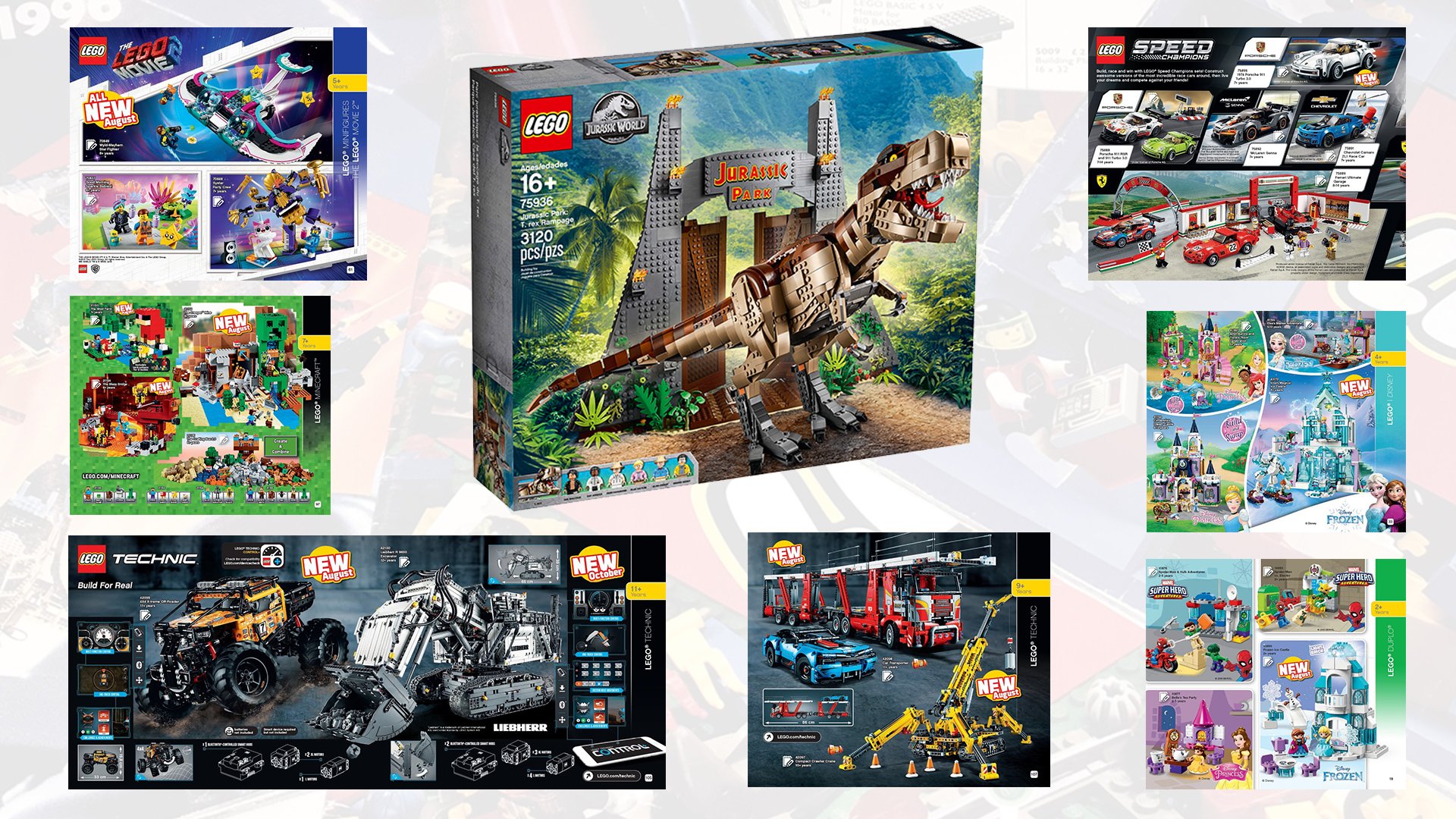 LEGO Jurassic Park: T-Rex Rampage Details and More Summer Sets coming!