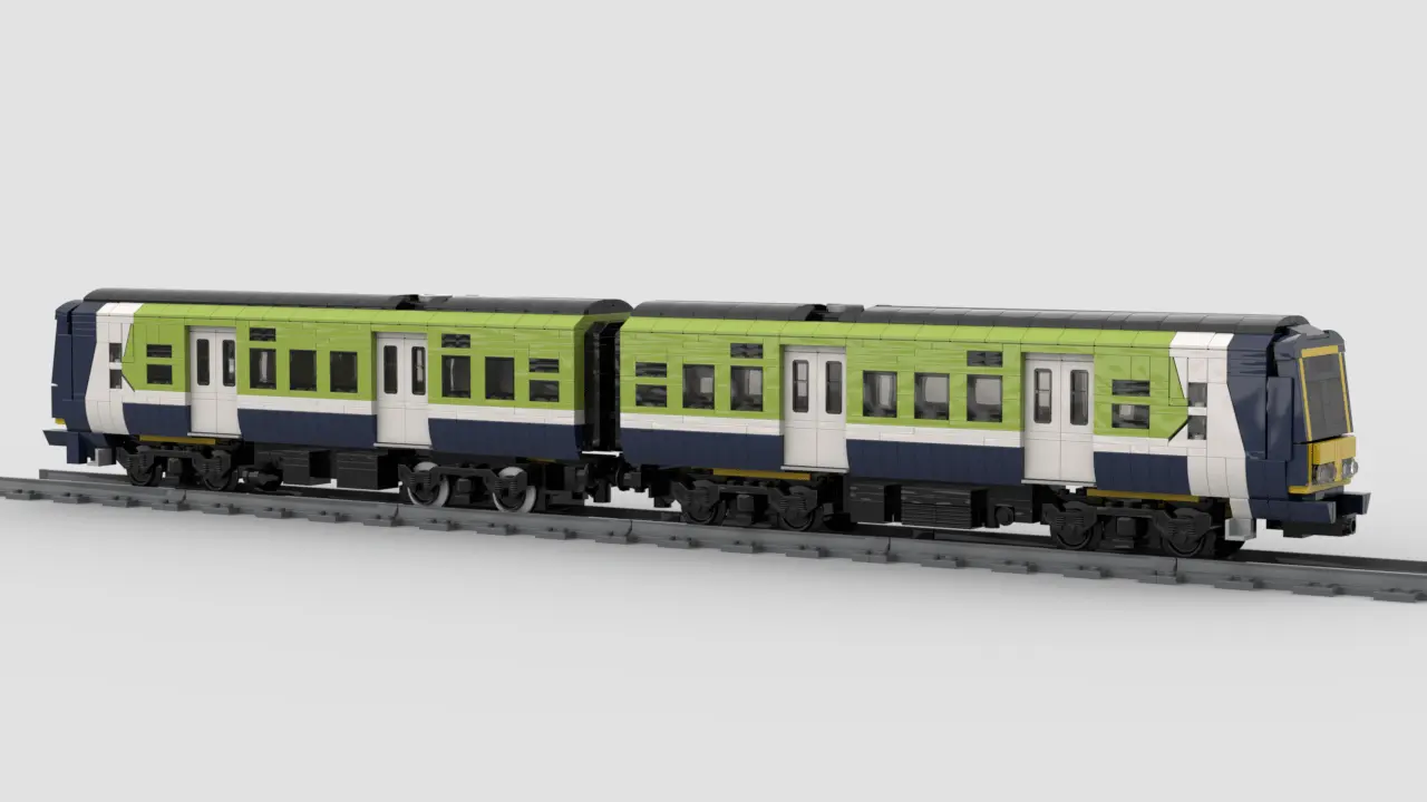 LEGO Train Irish Rail 29000 DMU MOC by Tom E