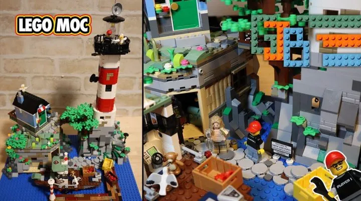 LEGO Bro Thor's Lighthouse MOC YouTube Video Thumbnail