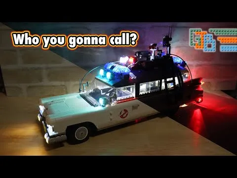 LEGO Lighting Kit Installation for Ghostbusters ECTO-1 (#10274)
