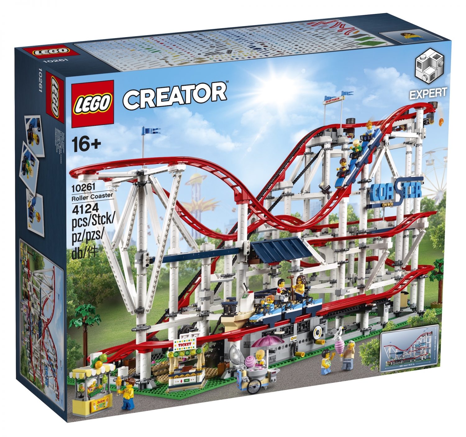 Revealed Official LEGO Creator Expert Roller Coaster set 10261