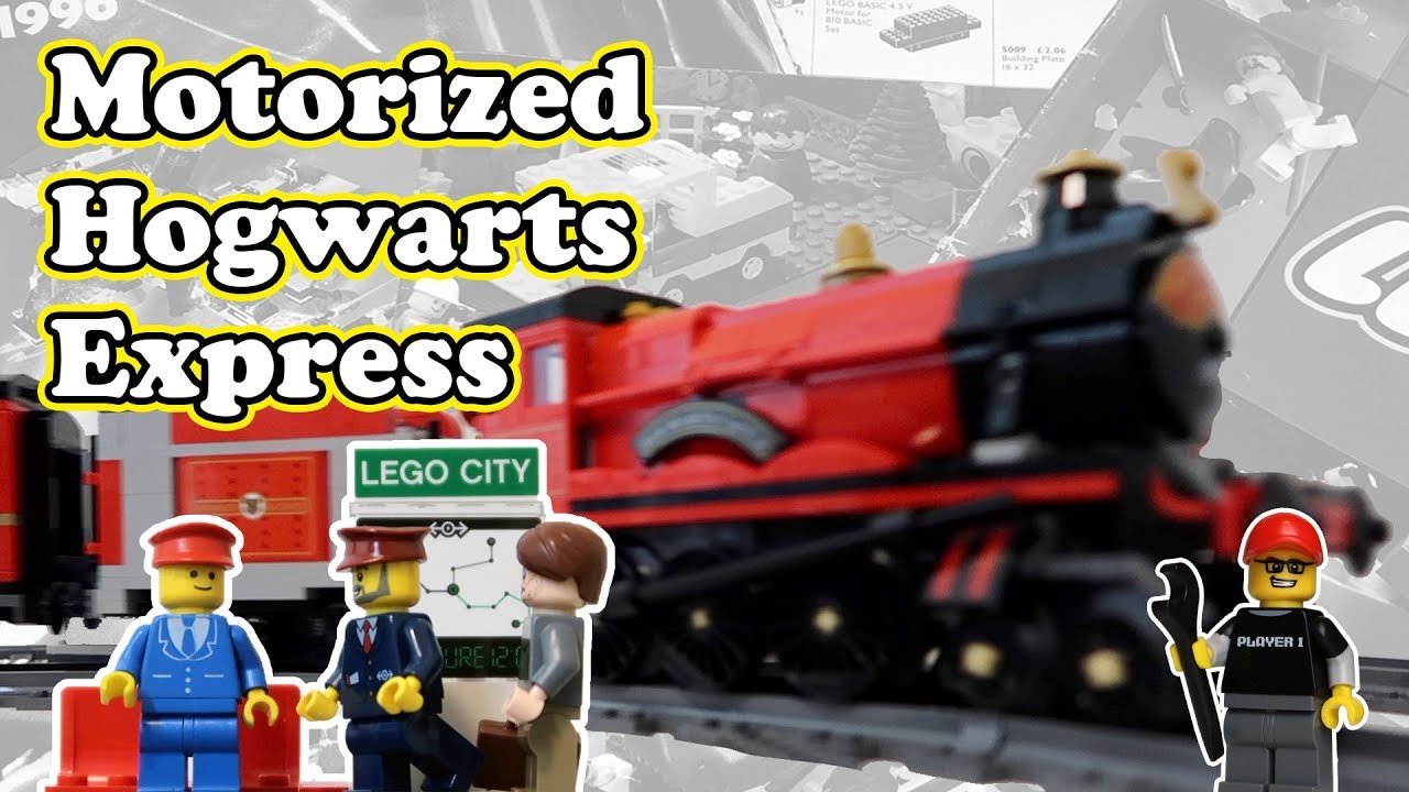 motorized hogwarts express lego