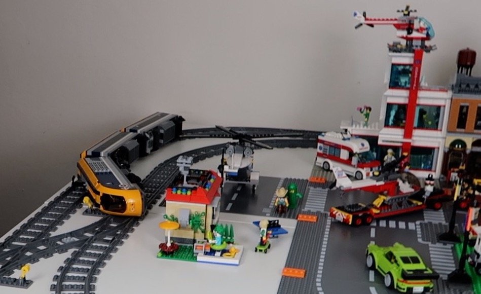 lego city train video