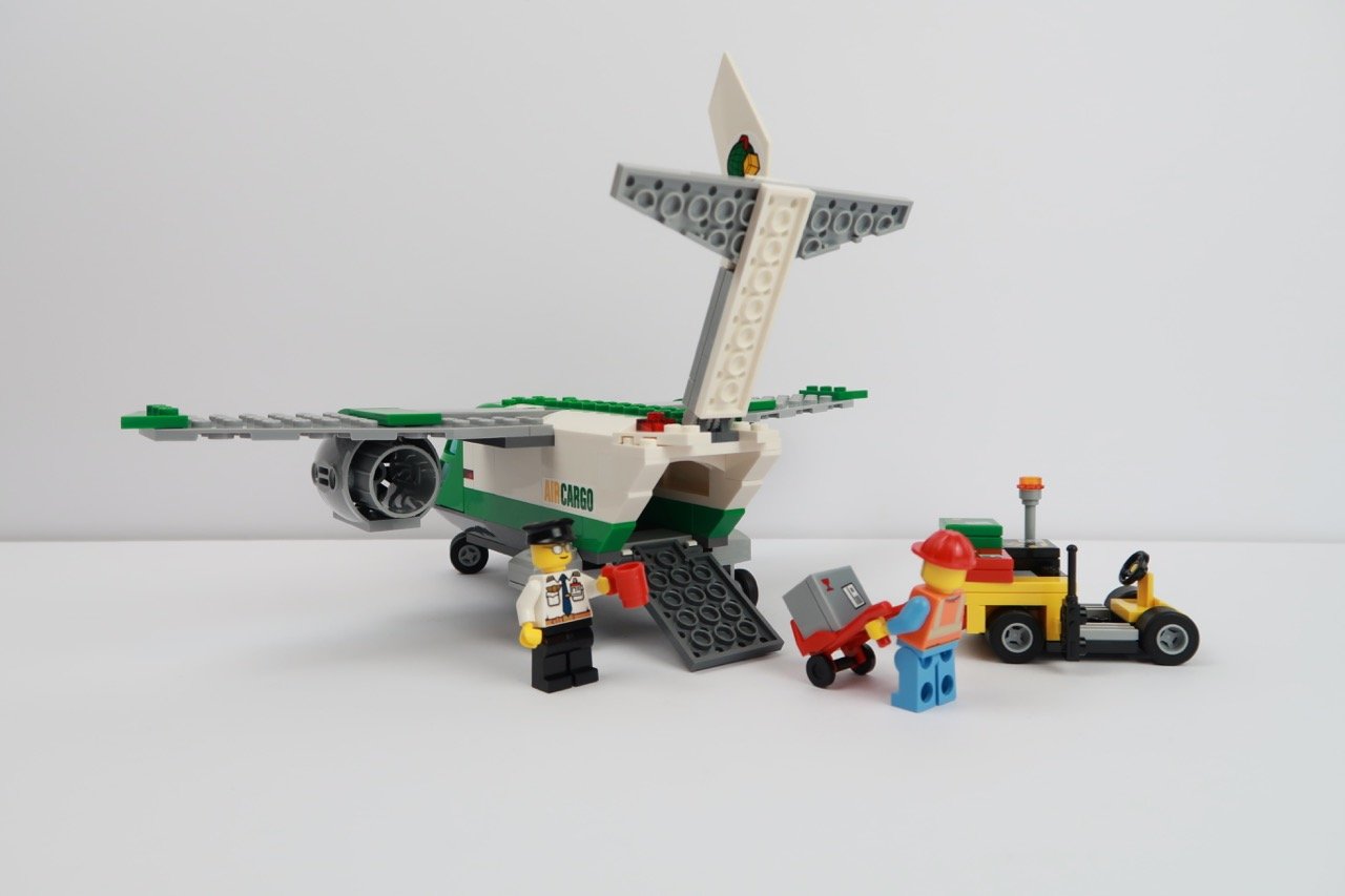 lego cargo plane set