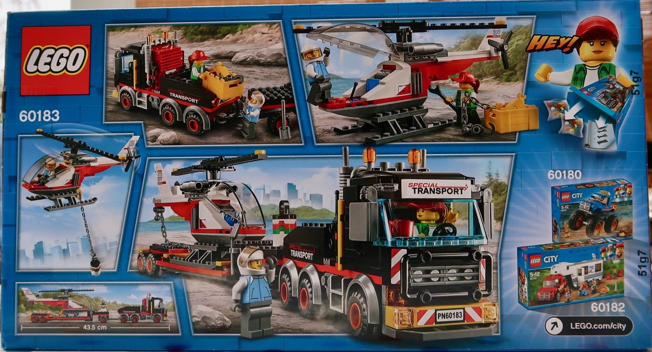 Lego city store heavy cargo transporter