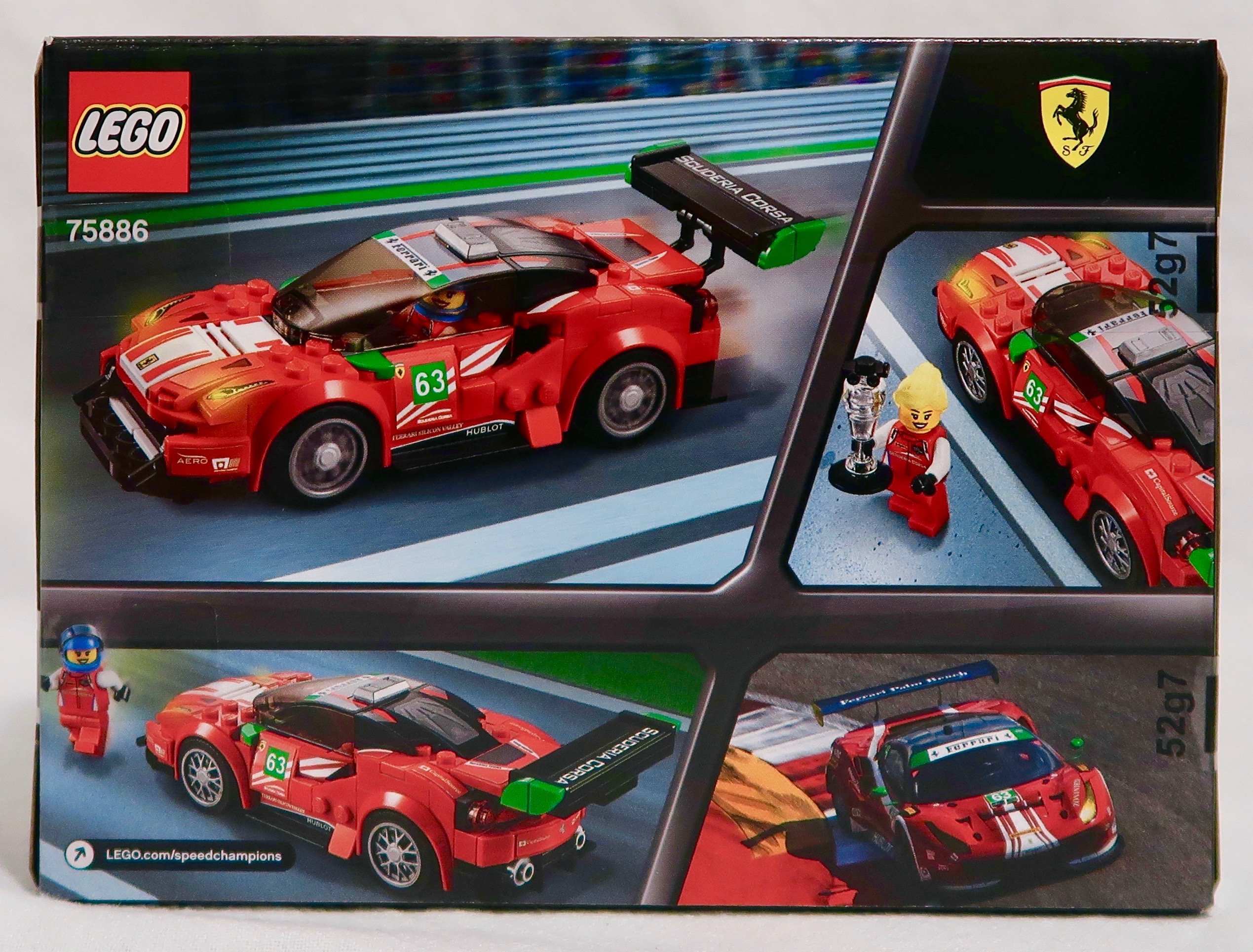 LEGO Speed Champions Ferrari 488 GT3 75886 Review by GJ Bricks