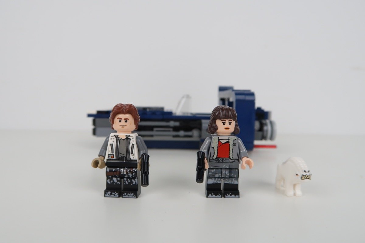 lego star wars han solo's landspeeder