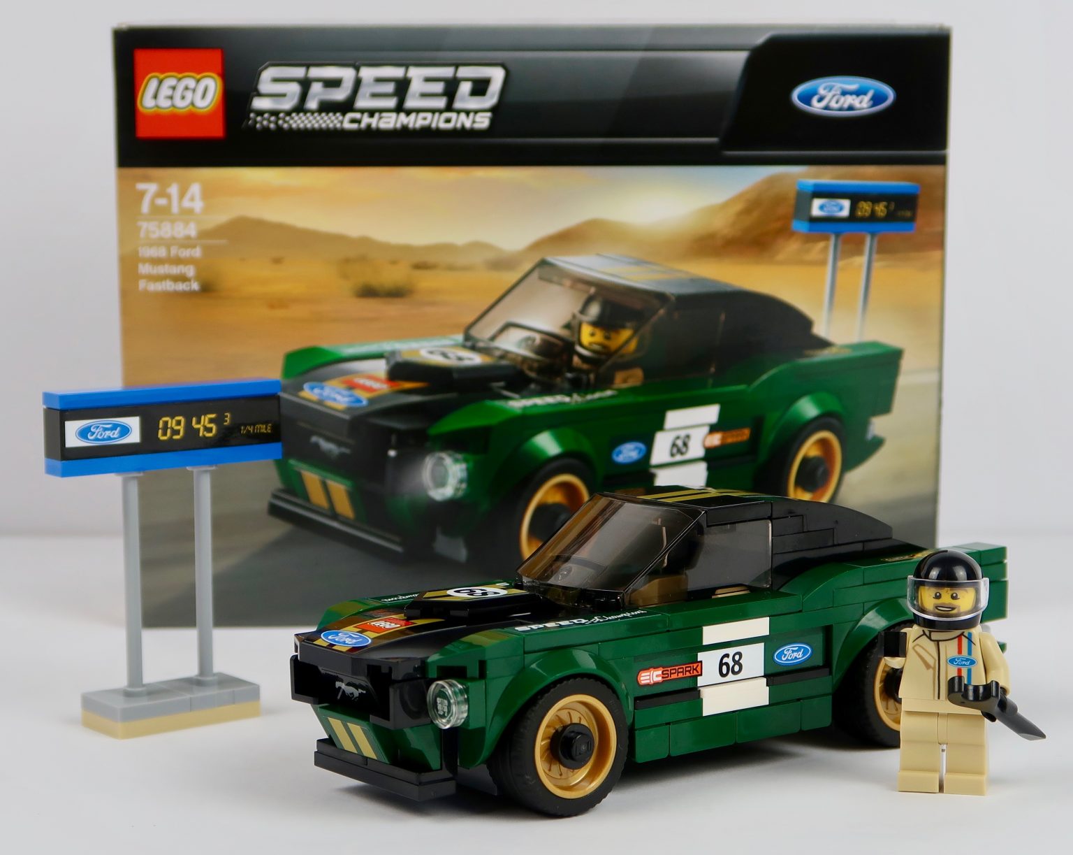 LEGO Speed Champions 1968 Ford Mustang Fastback 75884 Review