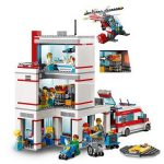 LEGO City Hospital (set 60204) Rear Action Shot