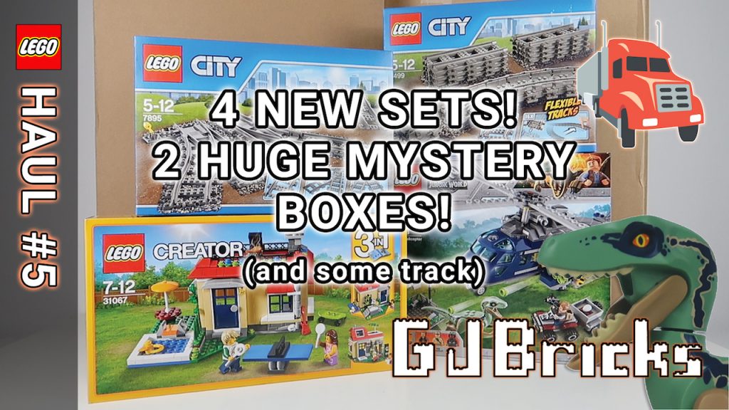 LEGO Haul #5! My Biggest Set Haul yet with 2 mystery boxes!