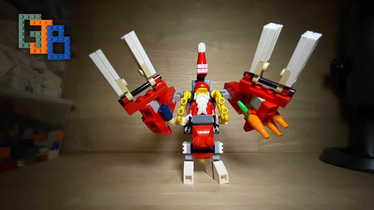 lego santa mech