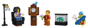 LEGO Creator Bookshop Minifigures and Furniture