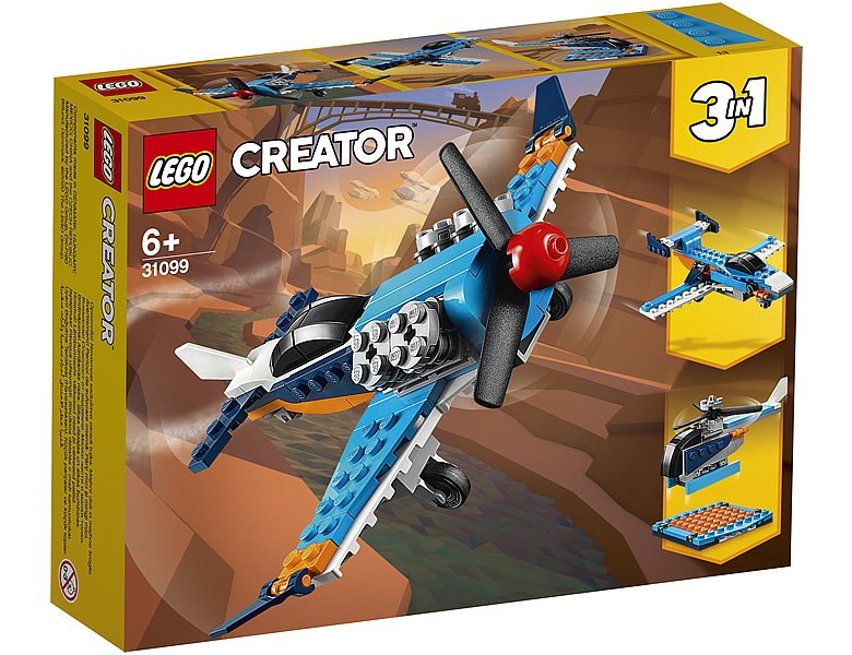 Propellor Plane 31099 - Box Front