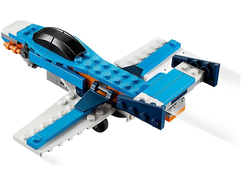 Propellor Plane 31099 - Build 2 Jet Plane