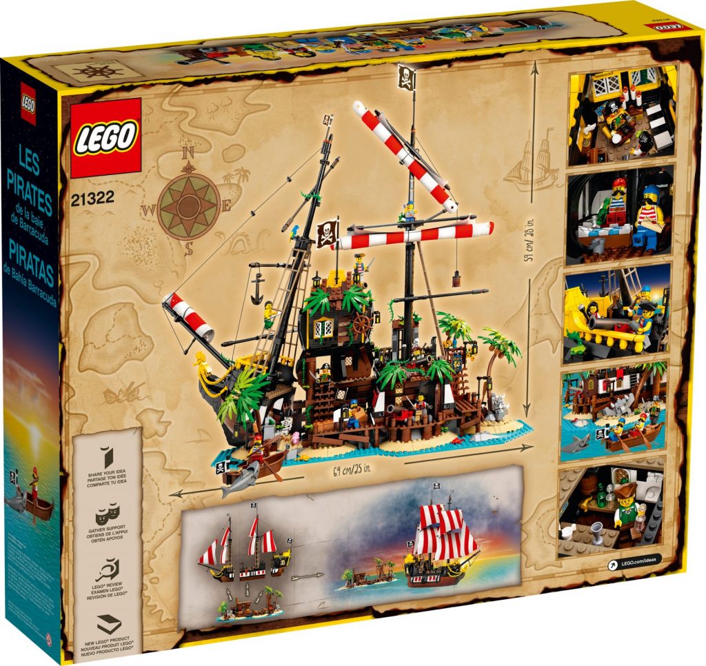 Pirates of Barracuda Bay 21322 | LEGO Ideas | Box Back