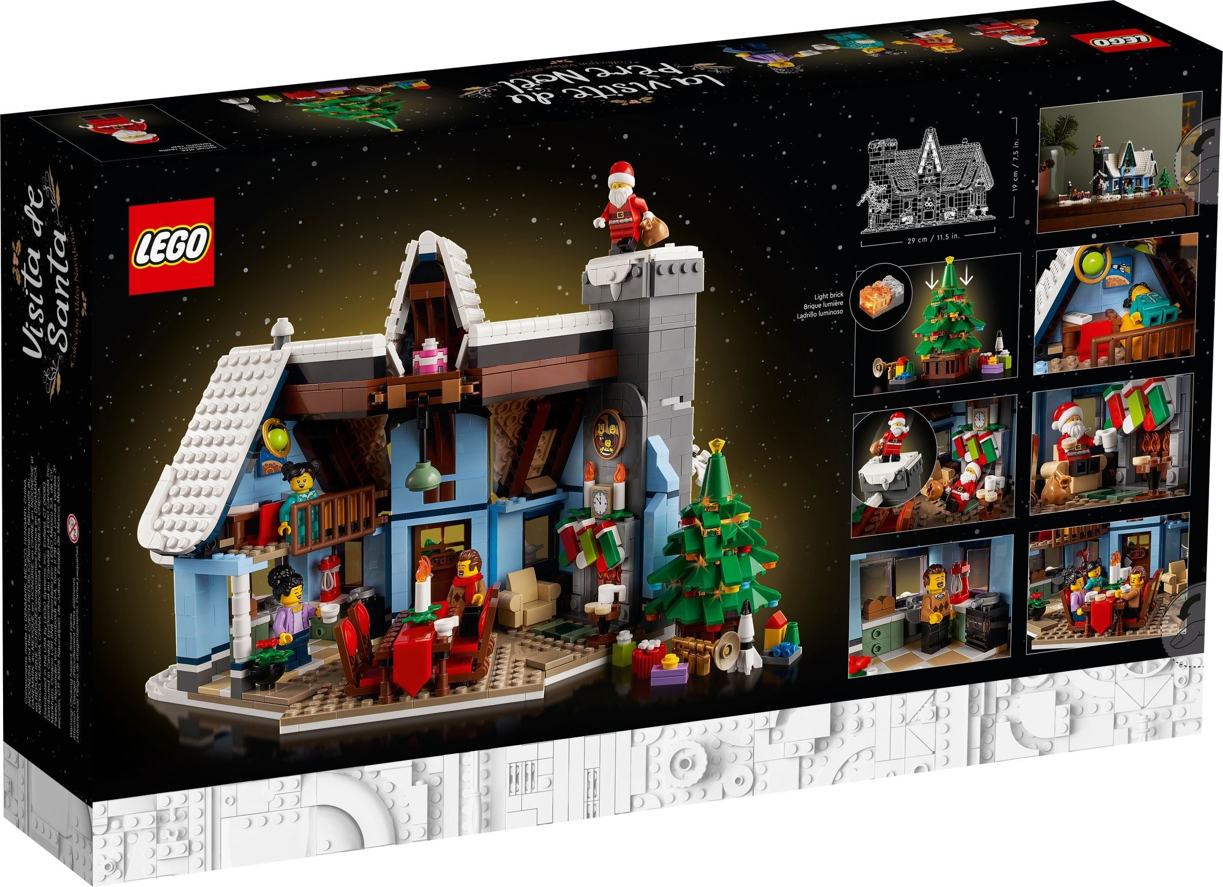 New Lego Winter Village Santa’s Visit (10293) Revealed Early - Gjbricks 