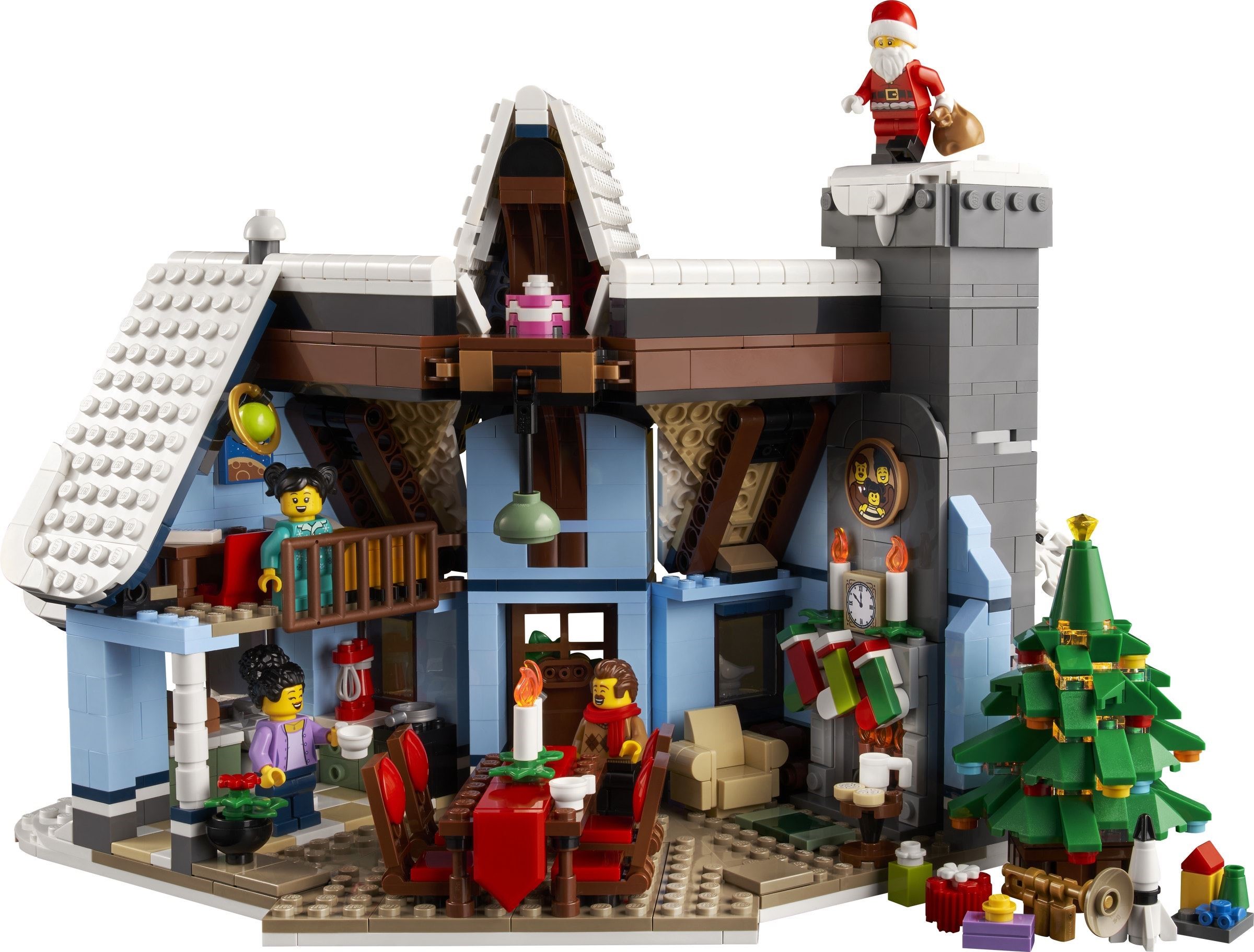 New LEGO Winter Village Santa’s Visit (10293) revealed early - GJBricks ...