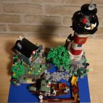 LEGO Bro Thor's Lighthouse MOC - Top down view of the islands