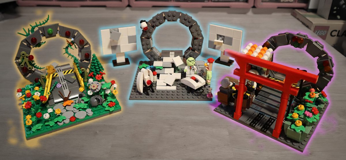LEGO PORTAL MOC: Old Forest, Ninjago and Portal 2 laboratory!