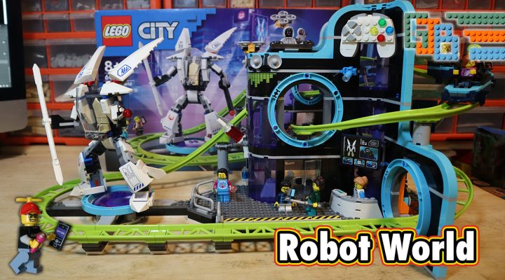 LEGO City 60421 Robot World Roller-Coaster Park