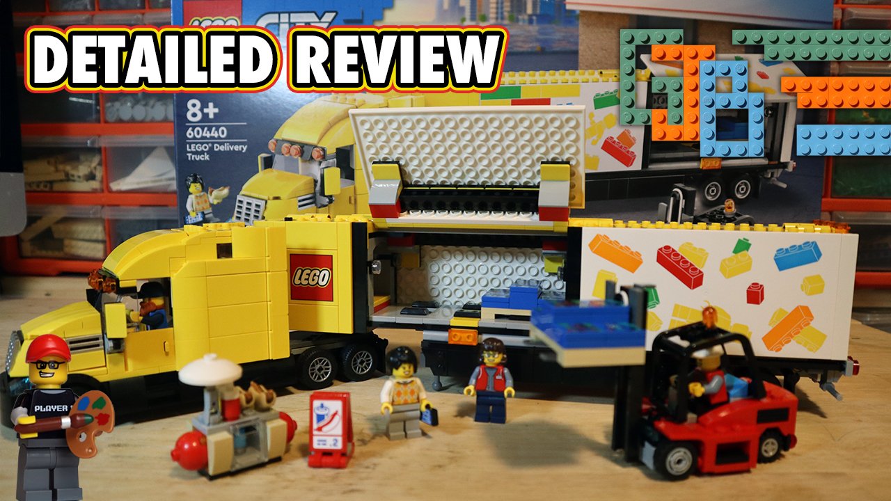 LEGO Delivery Truck Detailed Review (City set 60440) - GJBricks LEGO Blog