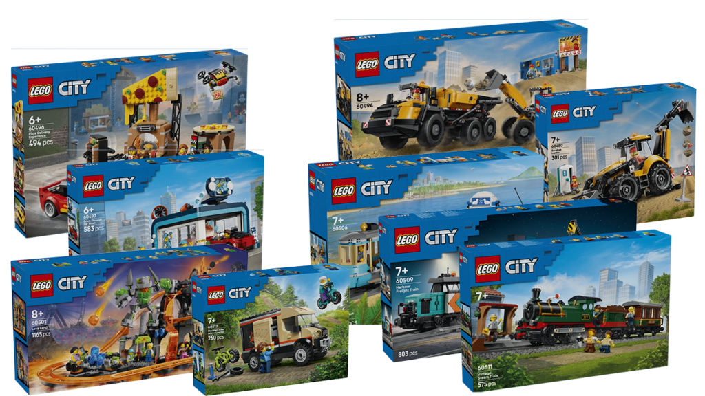 LEGO City Summer 2026 Sets News – More cool vehicles and trains!